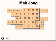 Mah Jong online puzzle screenshot